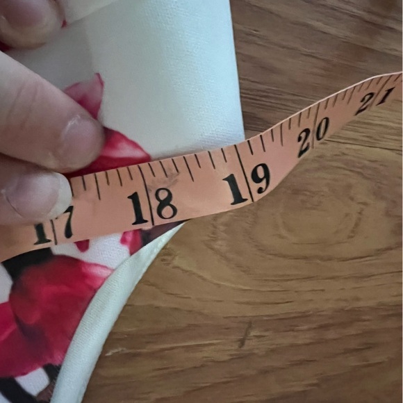 Calypso Women's White Floral Sheath Mini Dress Size XL Sleeveless spring zip up - Picture 6 of 9